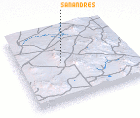 3d view of San Andrés