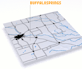 3d view of Buffalo Springs