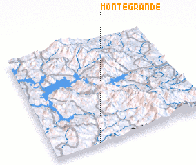 3d view of Monte Grande