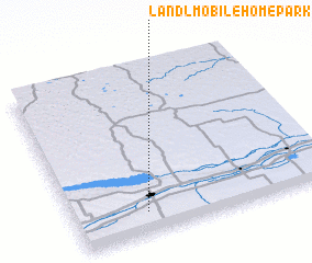 3d view of L and L Mobile Home Park