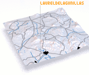 3d view of Laurel de Lagunillas