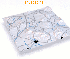 3d view of Sauz de Díaz