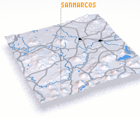 3d view of San Marcos