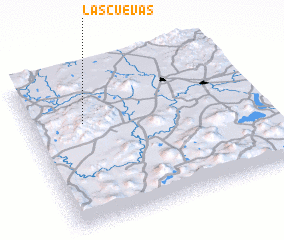 3d view of Las Cuevas