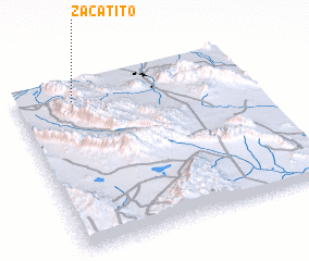 3d view of Zacatito