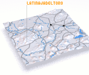 3d view of La Tinaja del Toro