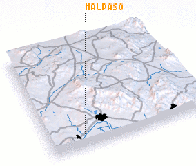 3d view of Mal Paso