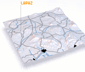 3d view of La Paz