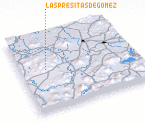 3d view of Las Presitas de Gõmez