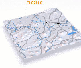 3d view of El Gallo