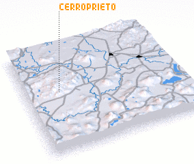 3d view of Cerro Prieto