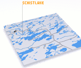 3d view of Schist Lake