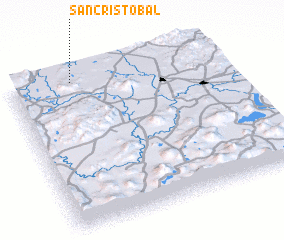 3d view of San Cristóbal