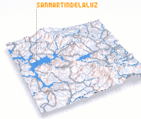 3d view of San Martín de la Luz