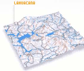 3d view of La Huacana