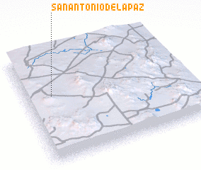 3d view of San Antonio de la Paz