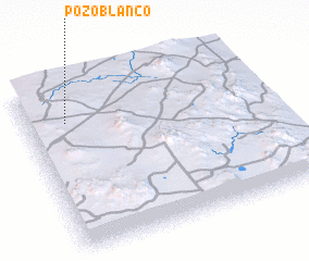 3d view of Pozo Blanco