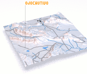 3d view of Ojo Cautivo