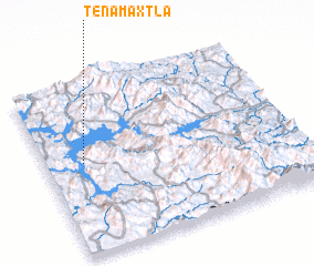 3d view of Tenamaxtla