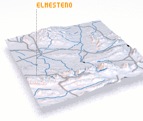 3d view of El Mesteño