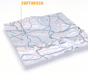 3d view of Santa Rosa