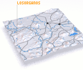 3d view of Los Organos