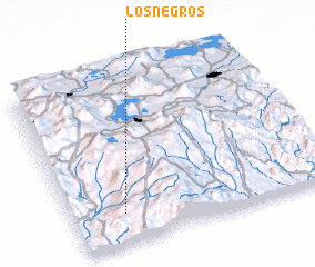 3d view of Los Negros