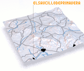 3d view of El Saucillo de Primavera