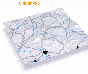 3d view of Chinampas