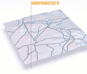 3d view of San Francisco