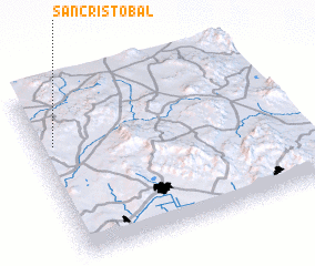 3d view of San Cristóbal