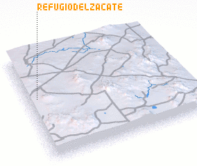 3d view of Refugio del Zacate