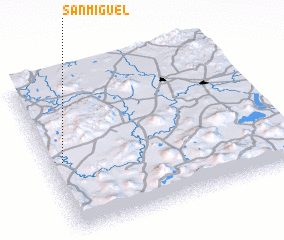 3d view of San Miguel