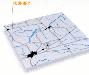 3d view of Four Way