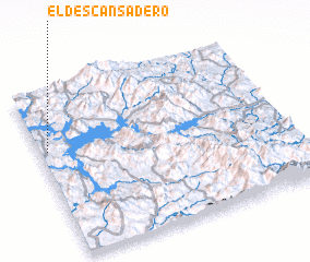 3d view of El Descansadero