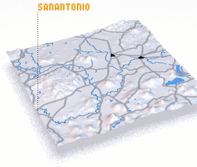 3d view of San Antonio