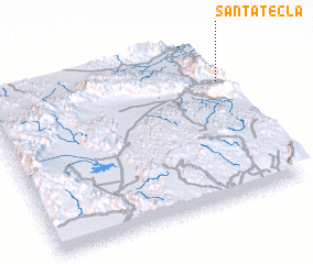 3d view of Santa Tecla