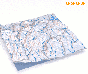 3d view of La Salada