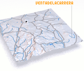 3d view of Venta de la Carrera