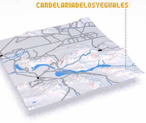 3d view of Candelaria de los Yeguales