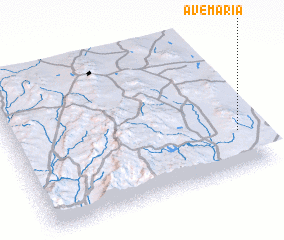 3d view of Ave María