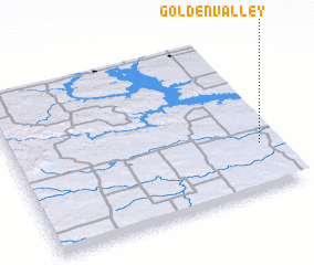 3d view of Golden Valley