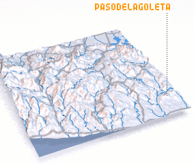 3d view of Paso de la Goleta