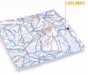 3d view of Los Lobos