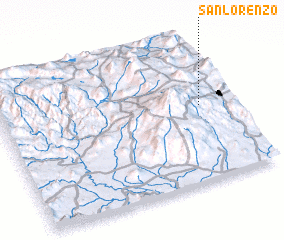 3d view of San Lorenzo