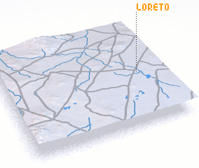 3d view of Loreto