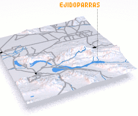 3d view of Ejido Parras