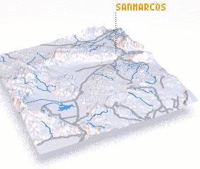 3d view of San Marcos