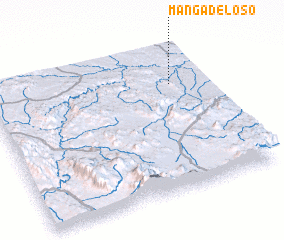 3d view of Manga del Oso