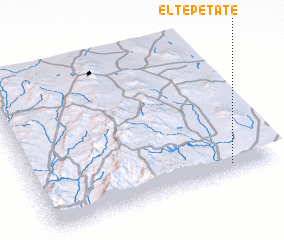 3d view of El Tepetate